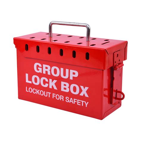 lockout box metal|gang lock for lockout tagout.